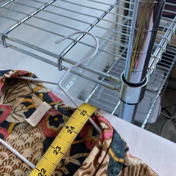 Anthropologie Pilcro Women's Floral Button Up Boho Blouse Size S Oversized - Picture 3 of 12